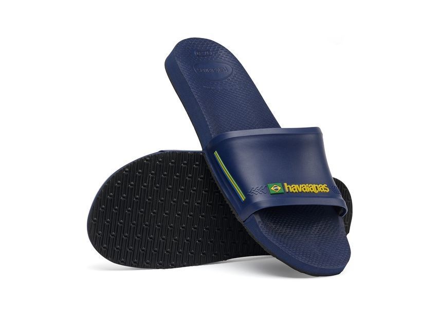 Slide Brasil Navy Blue