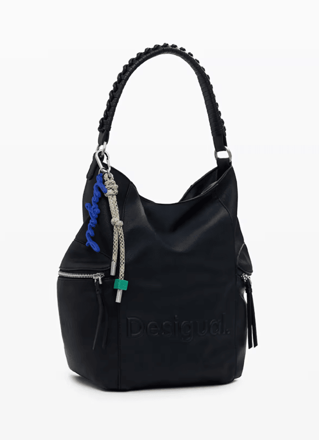 Half Logo Arica Black Backpack 
