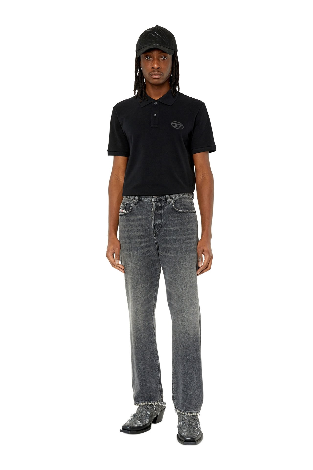 DIESEL T-SMITH-G4 POLO BLACK S