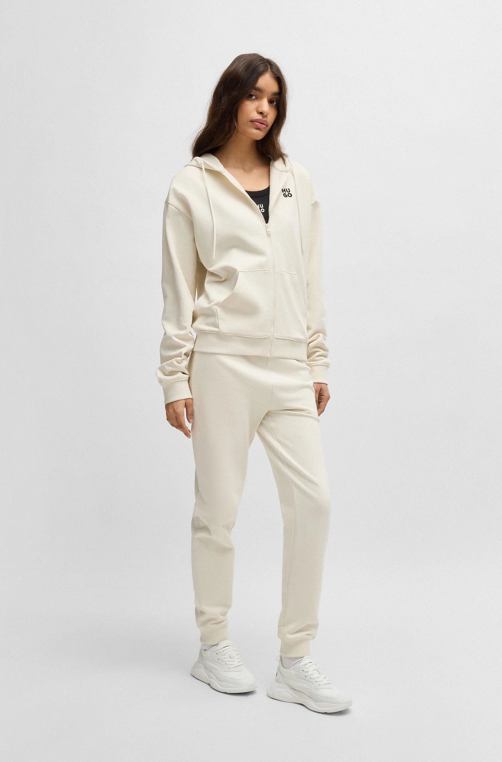 Hugo Red Leon Run Open White Sneaker 50536660