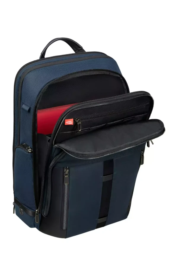 Urban Eye Blue Laptop Expandable Backpack 17.3'