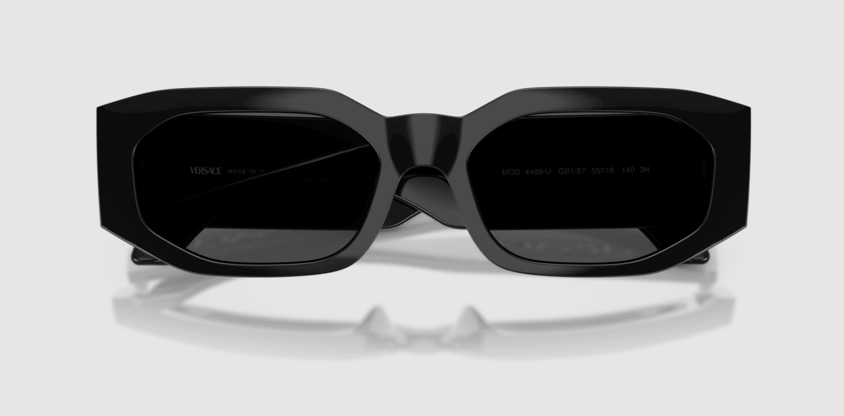 Versace Signature Black Unisex Sunglasses 0VE4489UGB1/8755