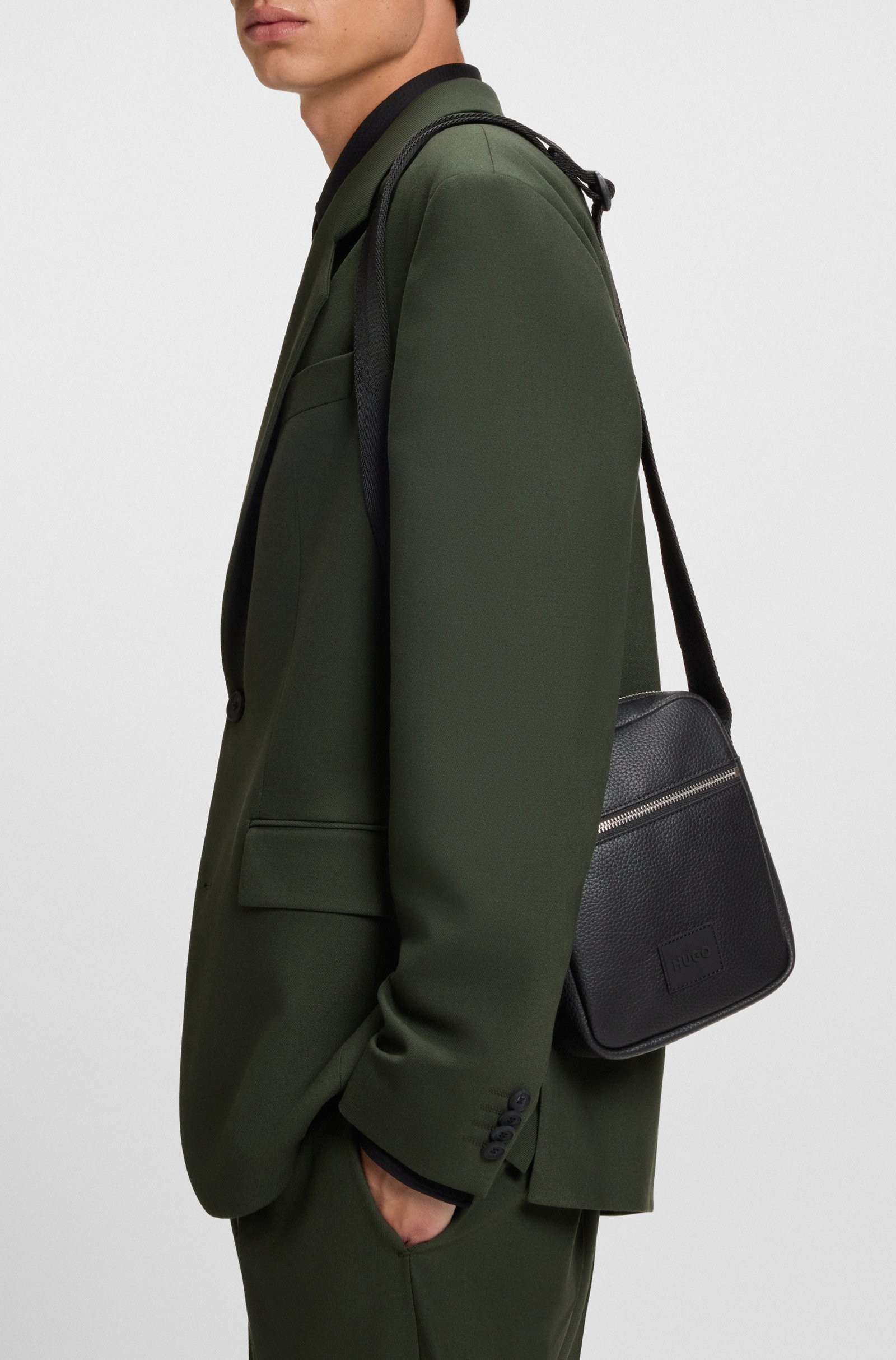 Hugo Red Ethon HI X Black Reporter Bag 50535669