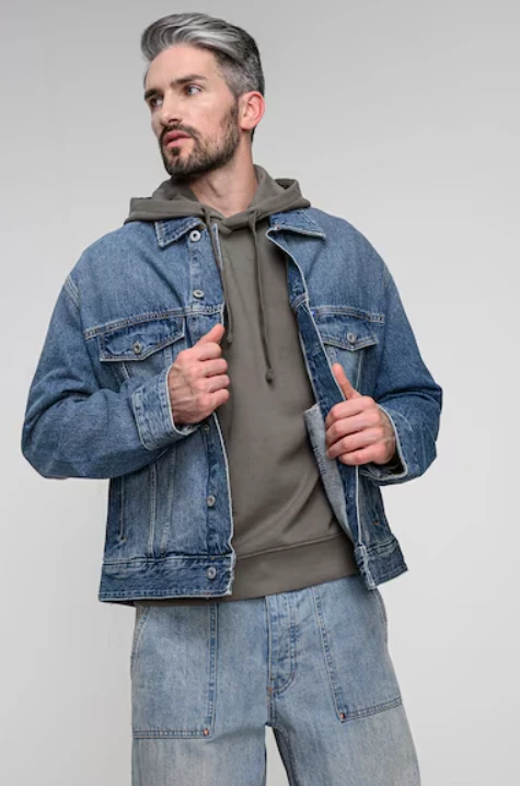 Hugo Blue Kirkby Denim Jacket 10267302 02