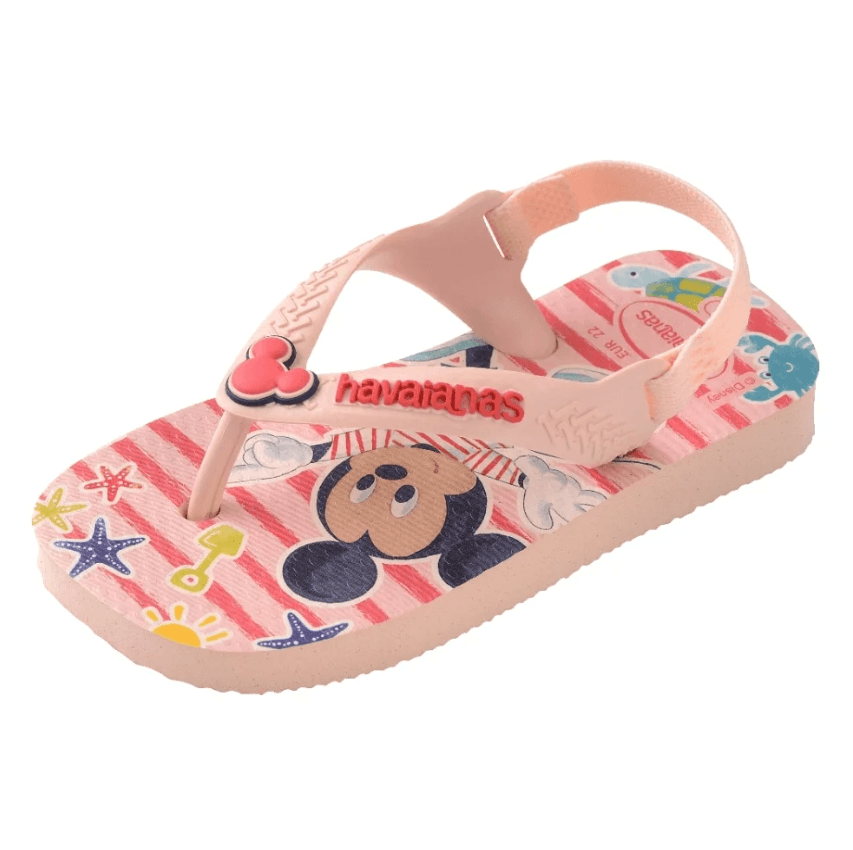Baby Disney Classic Rosa/Vermelho Slippers