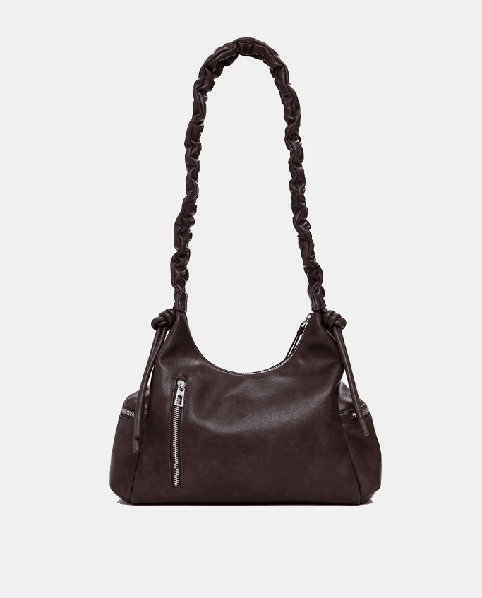 Half Logo Montville Choco Shoulder Bag 