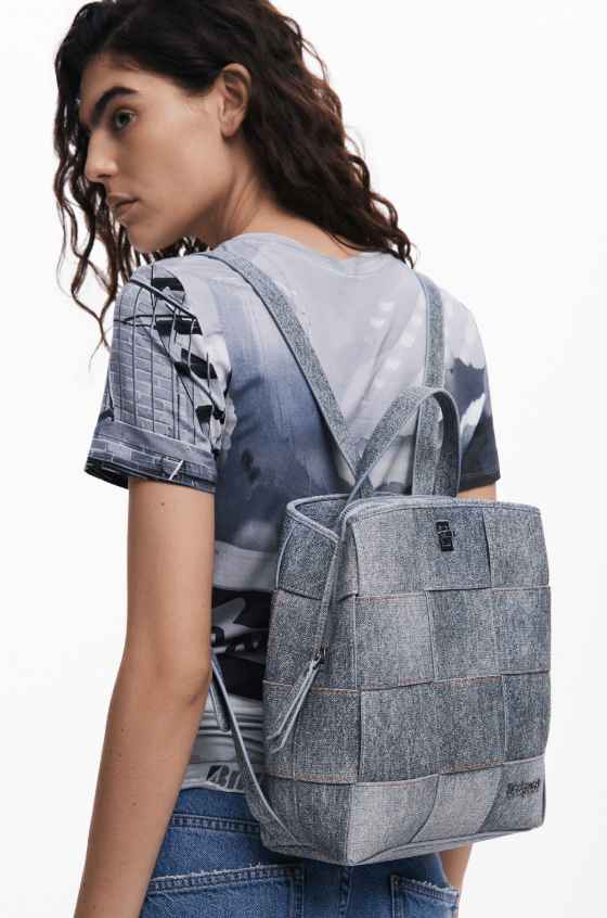 Yoko PU Denim U Backpack