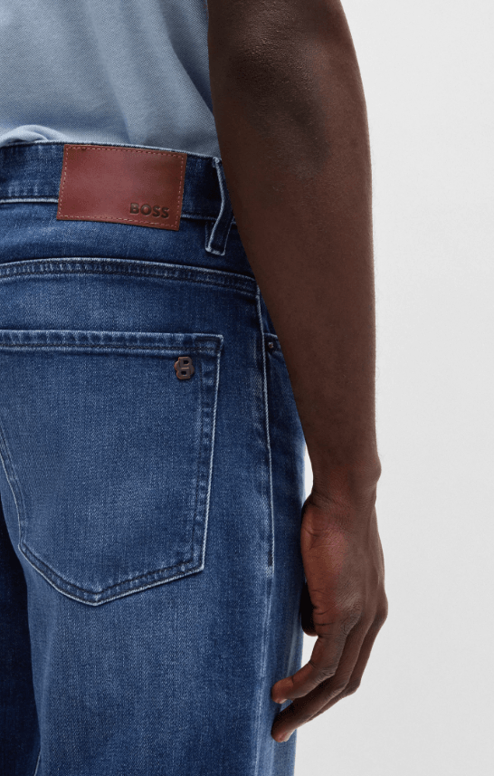 Boss Orange Maine Regular Fit Jeans in Blue Comfort Strecth Denim 1026338501