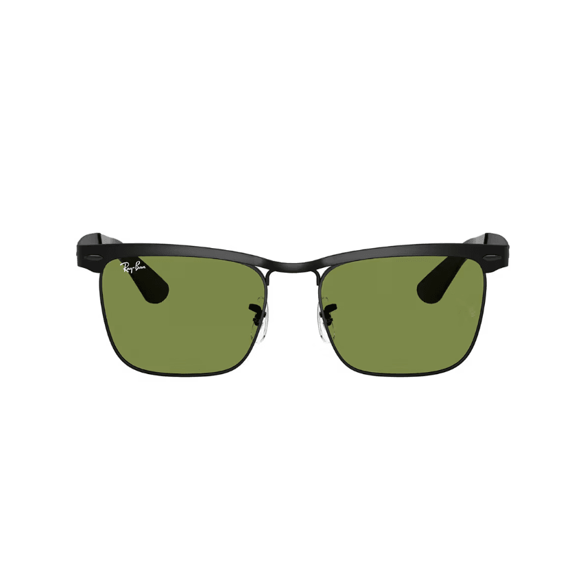 Green Lens Square Sunglasses 0RB3875006/4E56