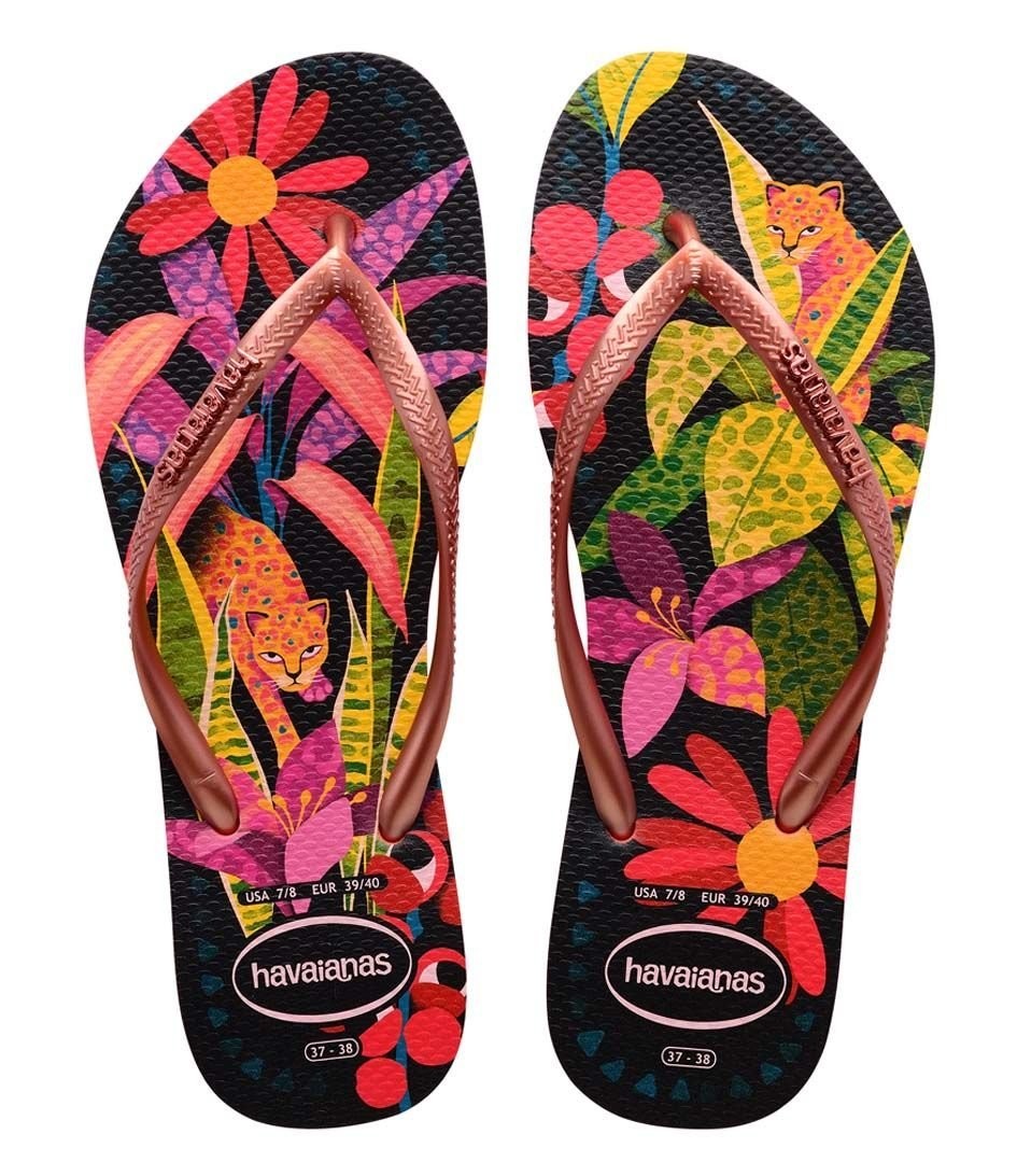 HAVAIANAS SLIM TROPICAL SALMON 37/38