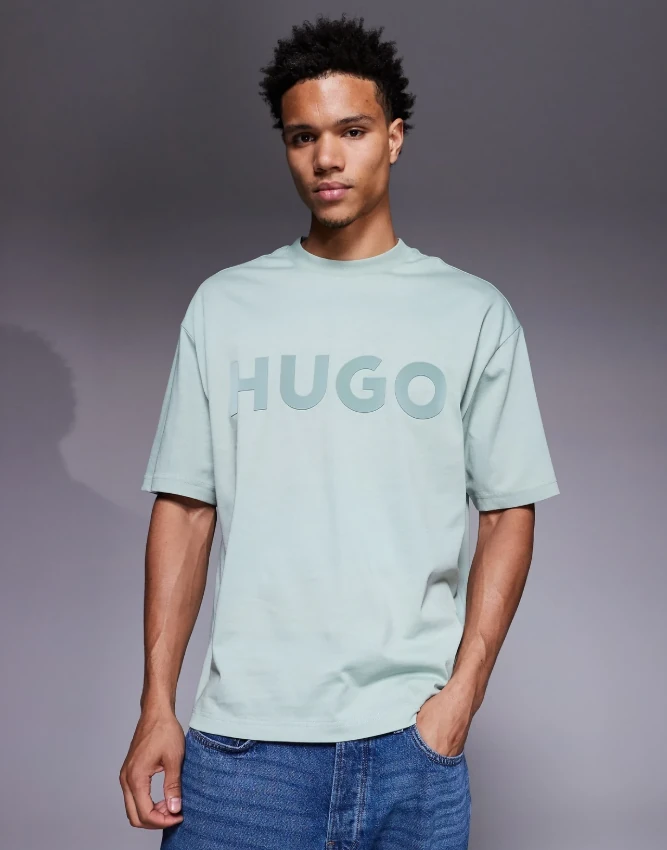Hugo Red Blue Dinkee T-Shirt 10259511 