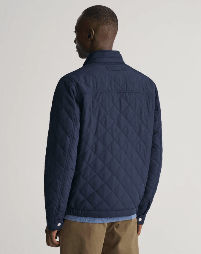 Quilted Windcheater Navy Jacket 7006340