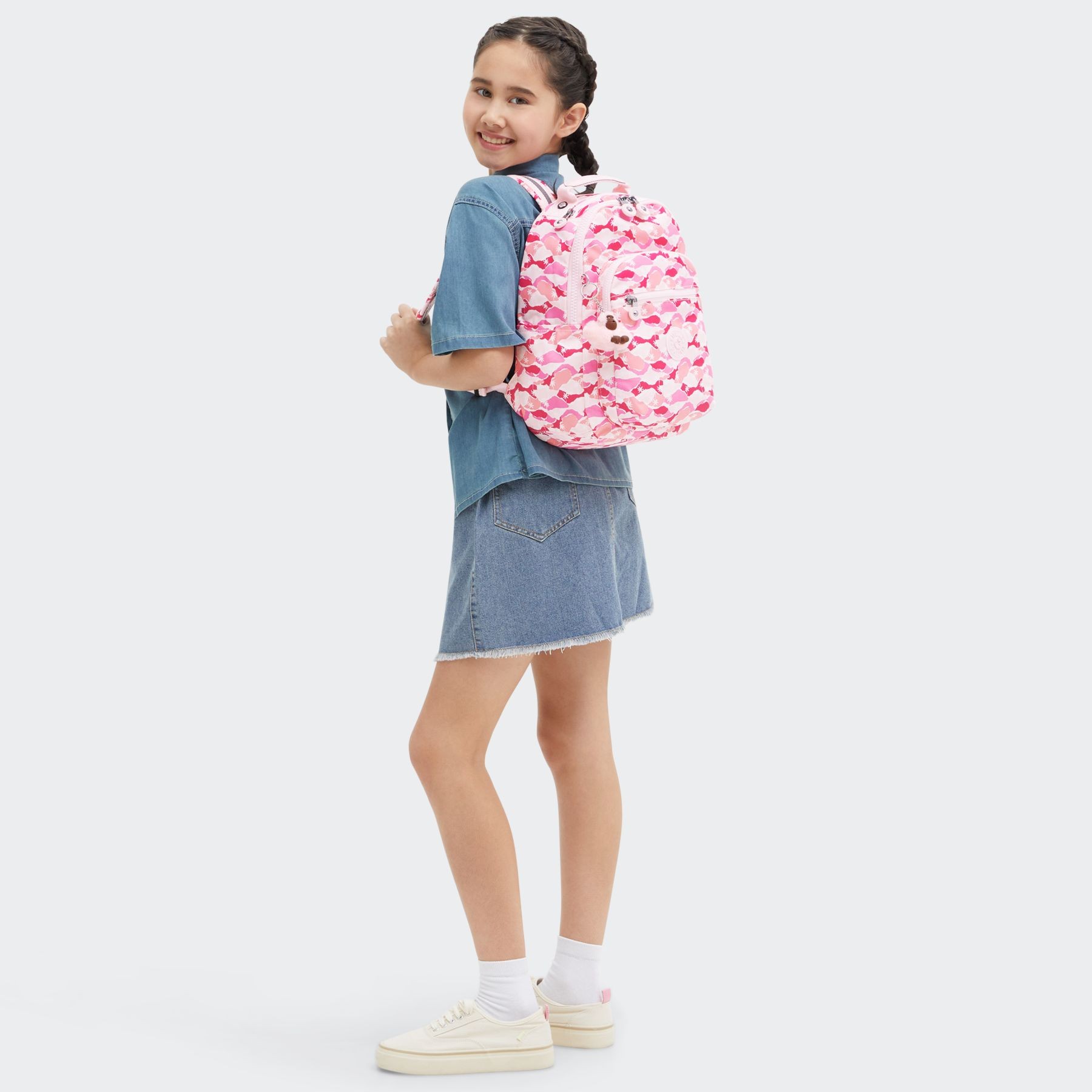 Seoul Pink Palm S Backpack KPKI53571BV1