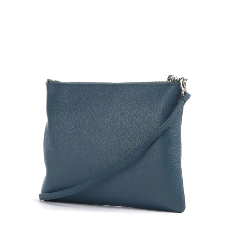 Best Mini Blue Leather Crossbody Bag E5MMA55F401