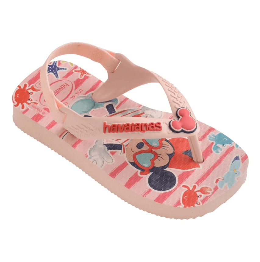 Baby Disney Classic Rosa/Vermelho Slippers