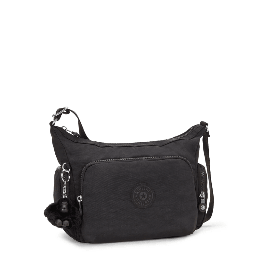 Medium Crossbody Bag with Adjustable Straps Female Black Noir Gabb S 