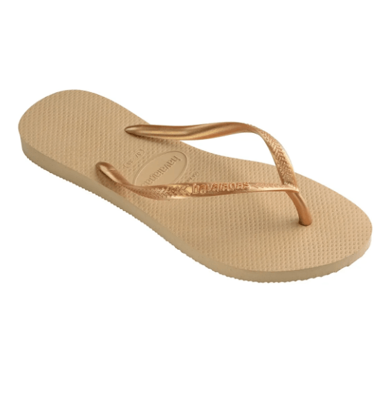 Slim Light Golden Dore Slippers