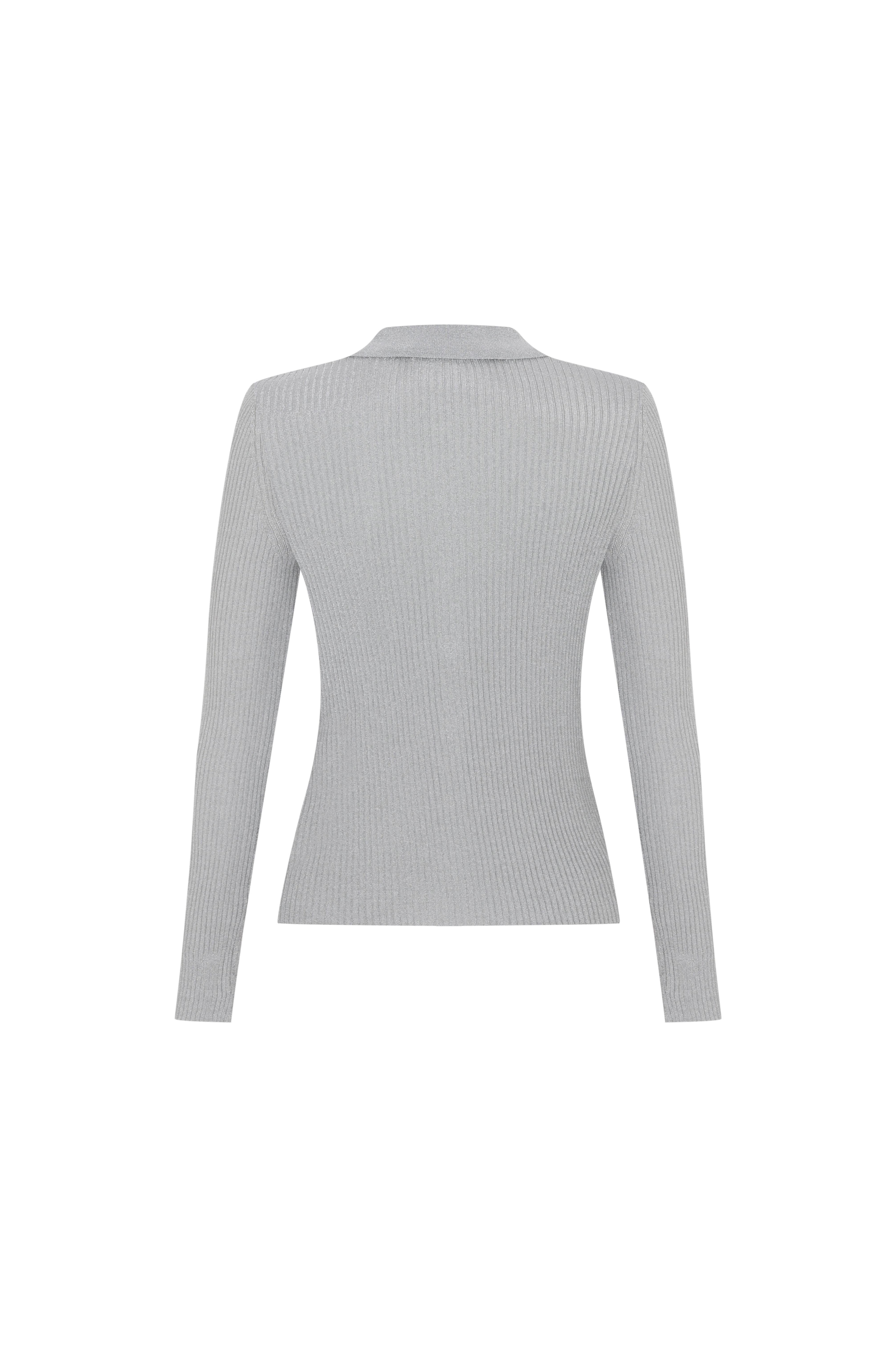 Polo Neck Cardigan