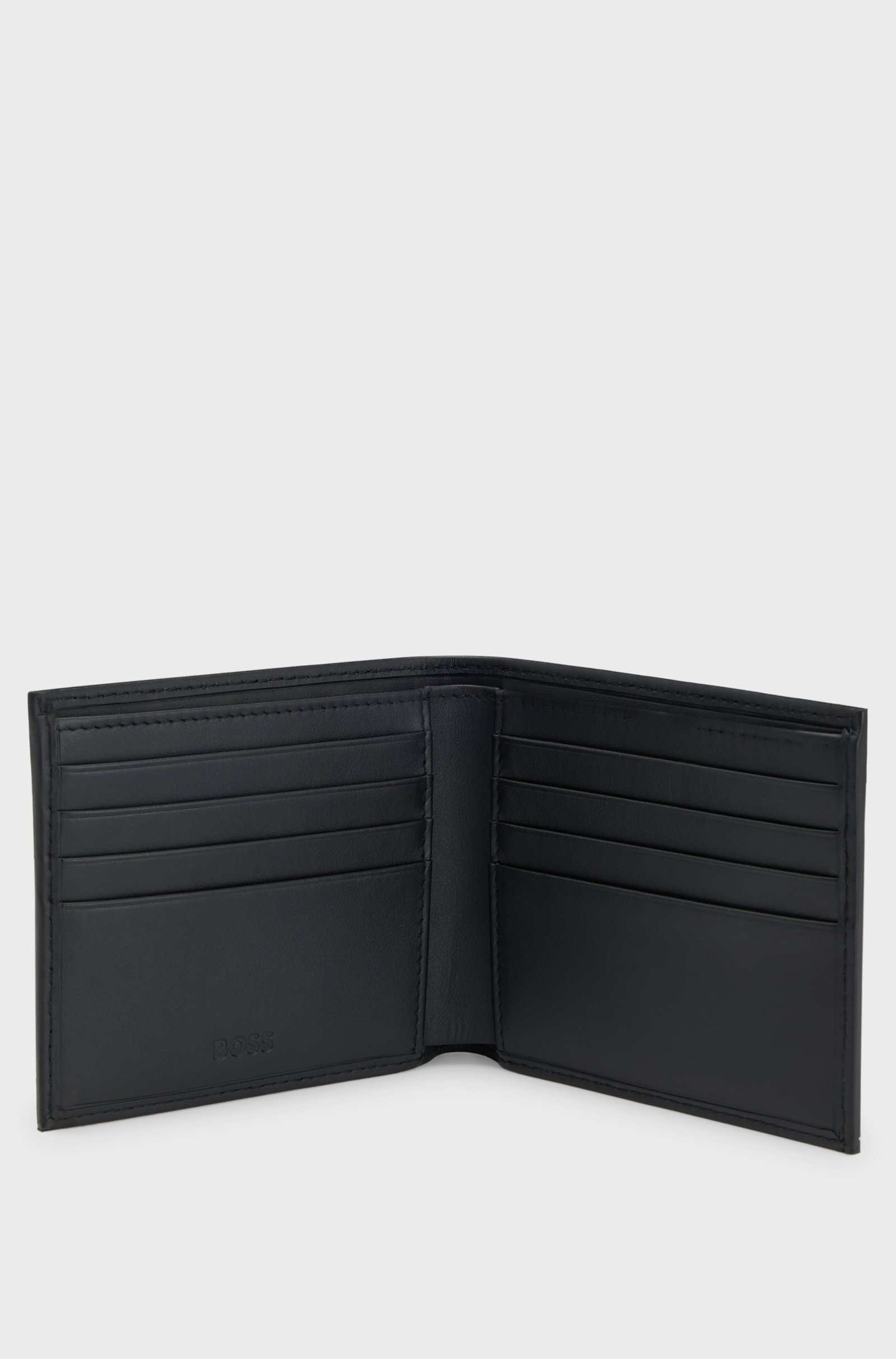 Boss Black Randy Black Leather Wallet 10272879 01