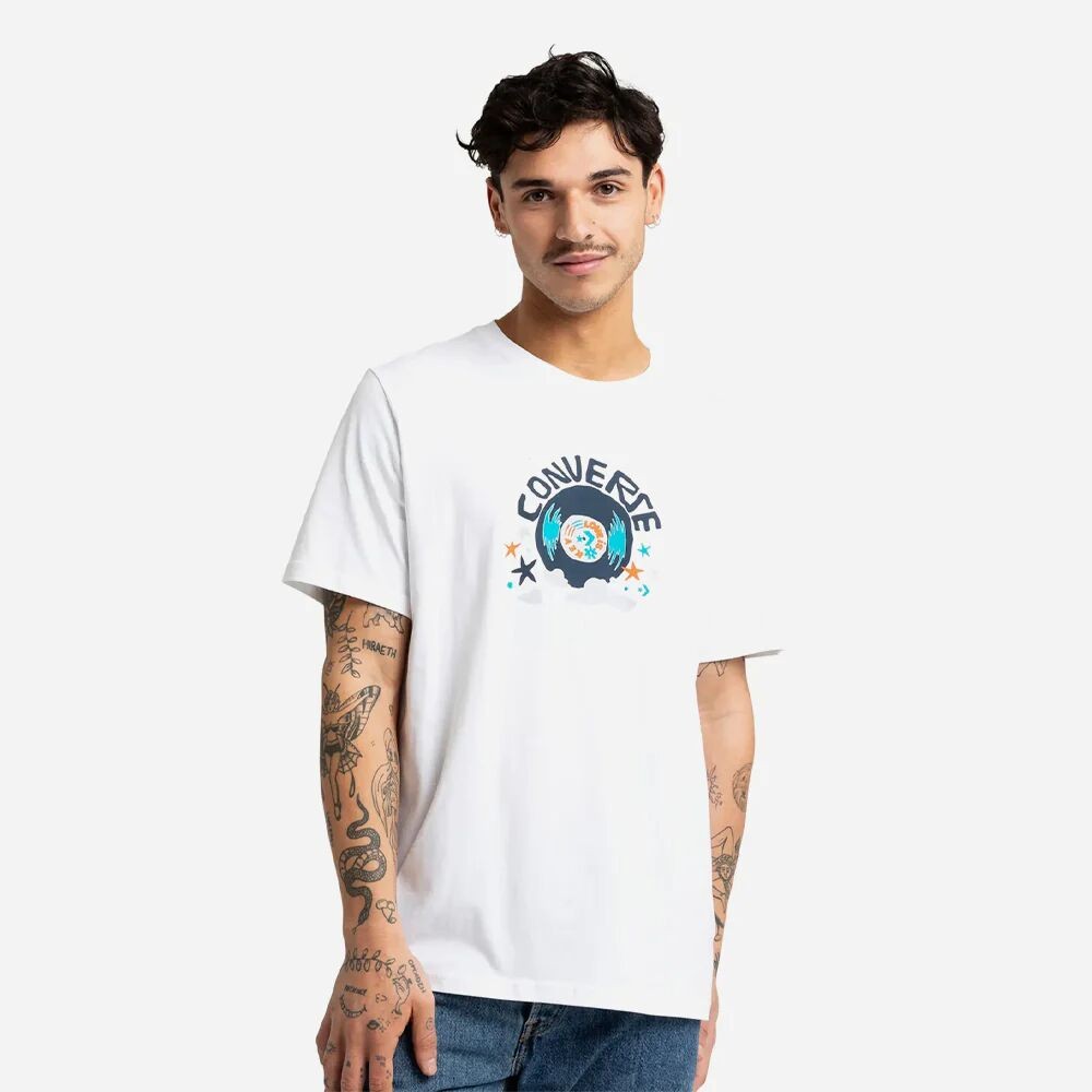 CONVERSE LOVE IS THE KEY T-SHIRT WHT S