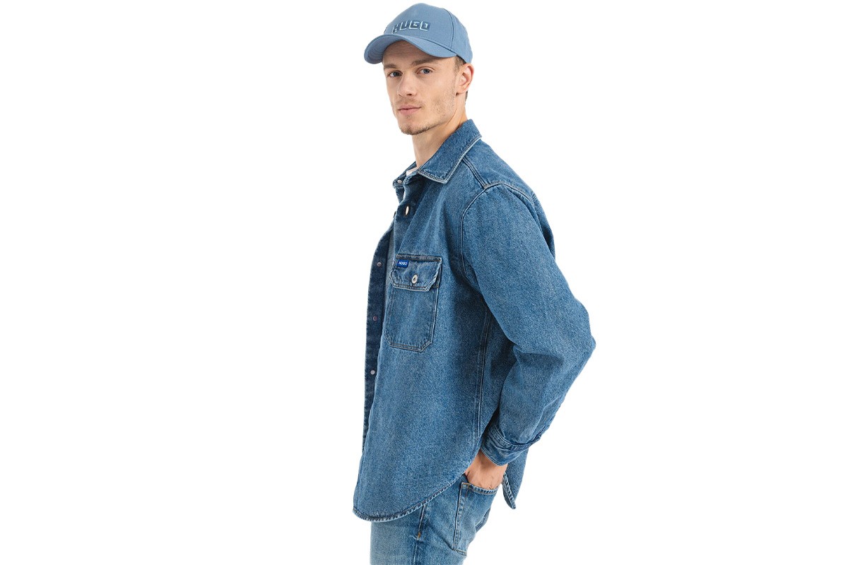 Hugo Blue Ebolt Denim Shirt 10259366