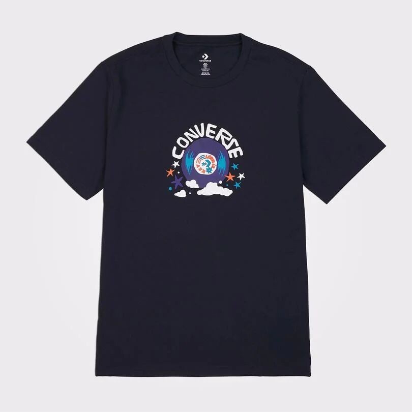 CONVERSE LOVE IS THE KEY T-SHIRT BLK S