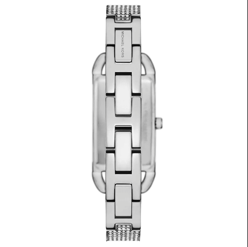 Mini Empire Pavé Silver-Tone Bangle Women's Watch MK4841