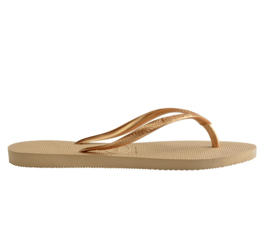 Slim Light Golden Dore Slippers