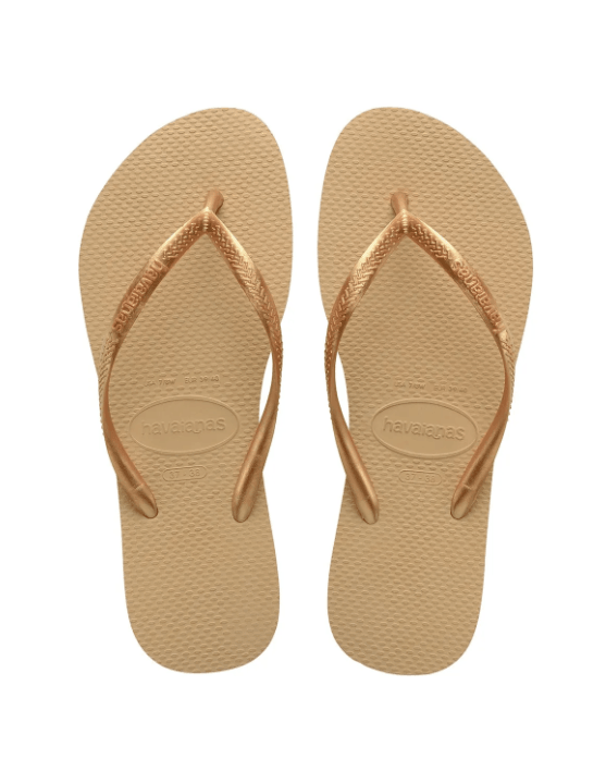 Slim Light Golden Dore Slippers