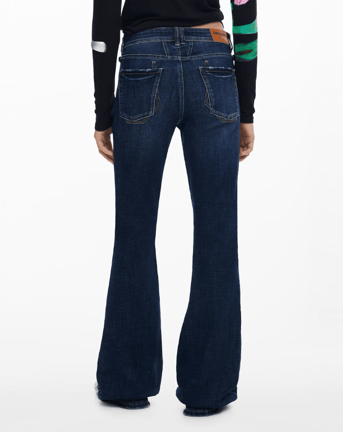 Denim Flairy Trouser