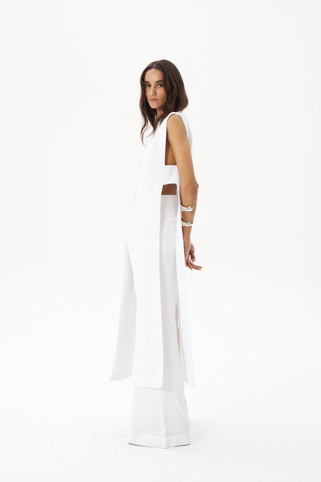 U Linen Waistcoat