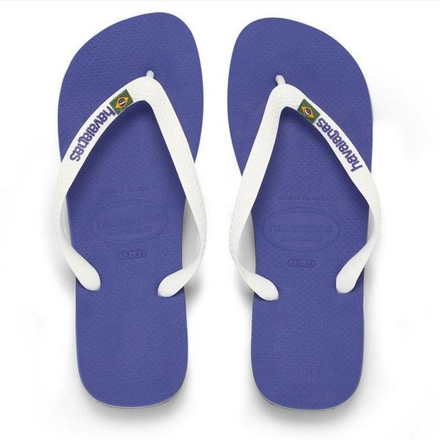 HAVAIANAS BRASIL LOGO MARINE BLUE 39/40