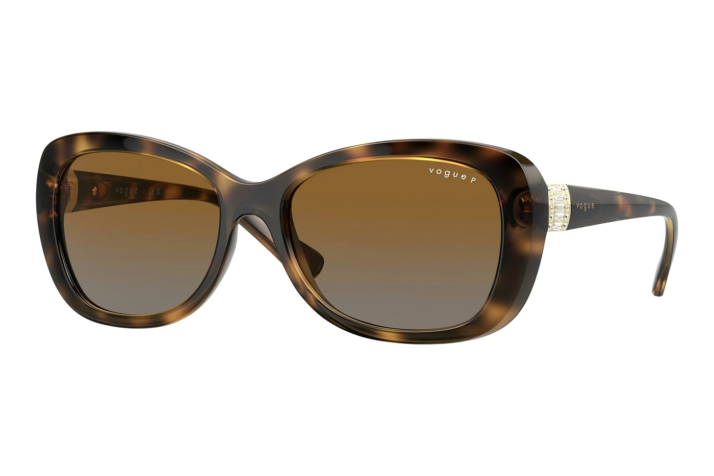 Brown Injected Acetate Sunglasses 0VO2943SB