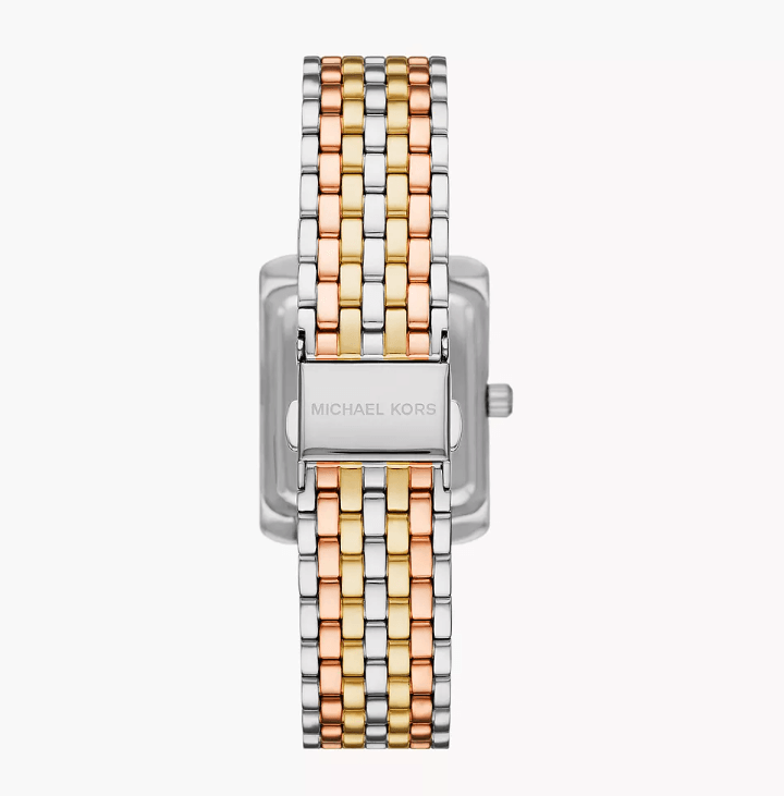 Emery Three-Hand Tri-Tone Stainless Steel Women's Watch MK4744