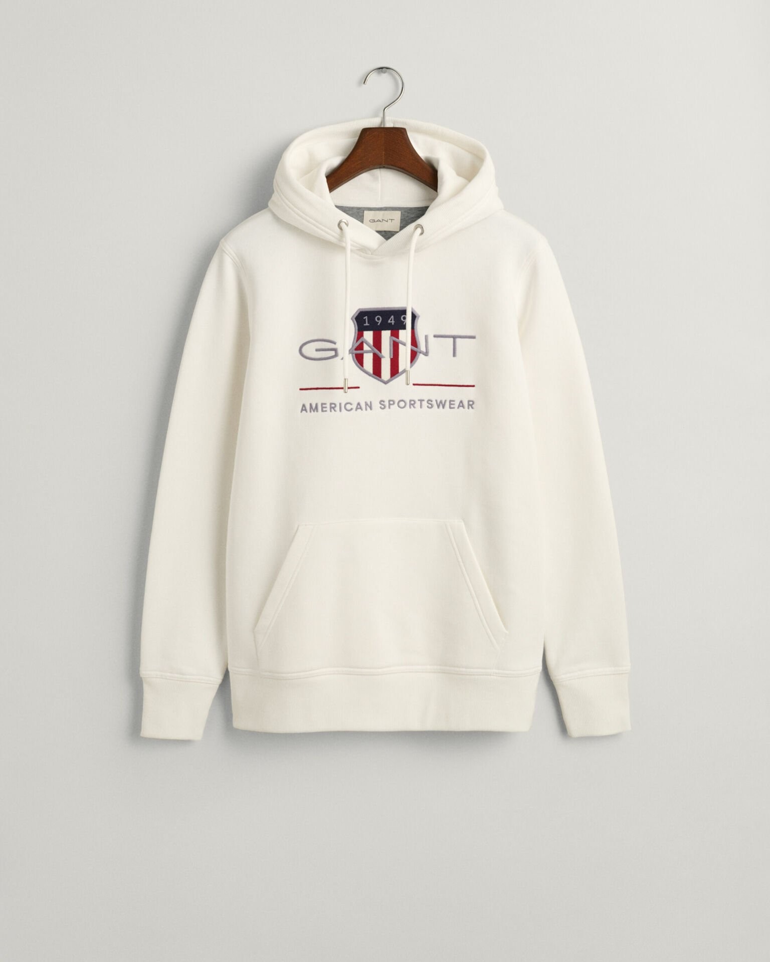 GANT SHIELD HOODIE WHT S