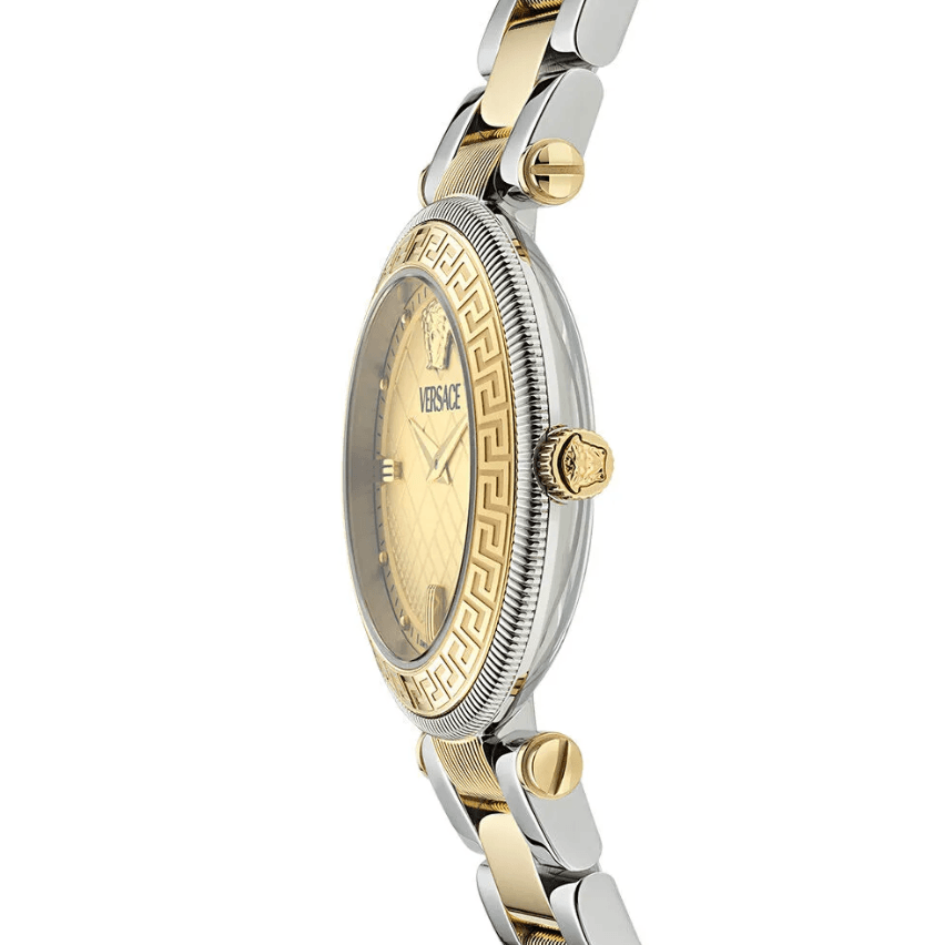 Gold Tone Stainless Steel Quartz Women's Watch VRSCVE8B00324