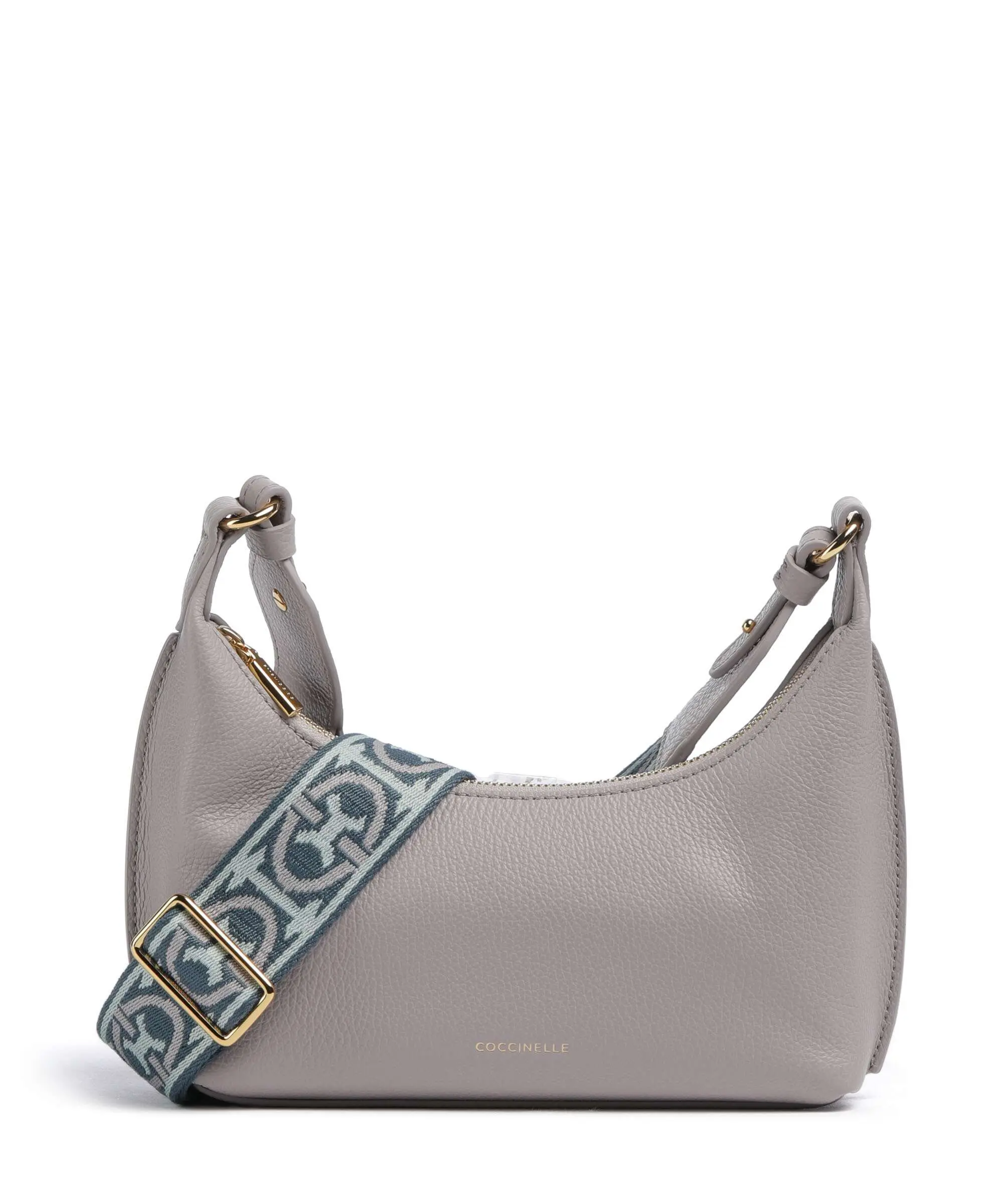 Suri Mini Gray Leather Crossbody Bag E5U8F550101