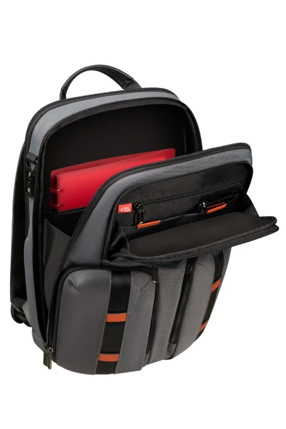 Urban Eye Gray Cognac 2 Pocket Backpack 15.6'