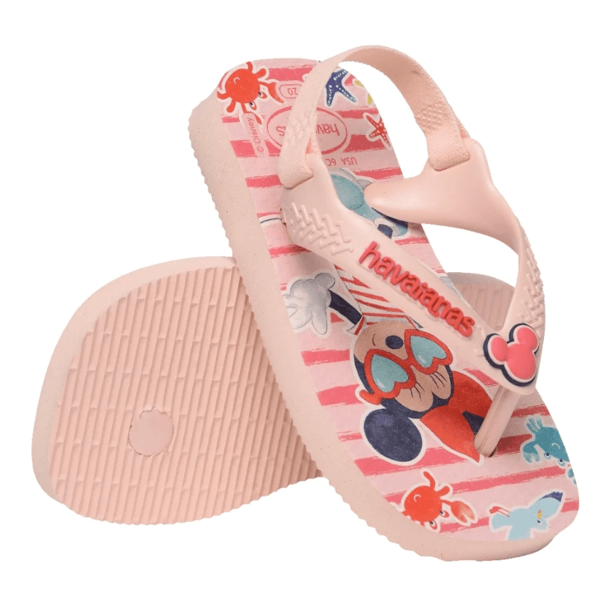 Baby Disney Classic Rosa/Vermelho Slippers