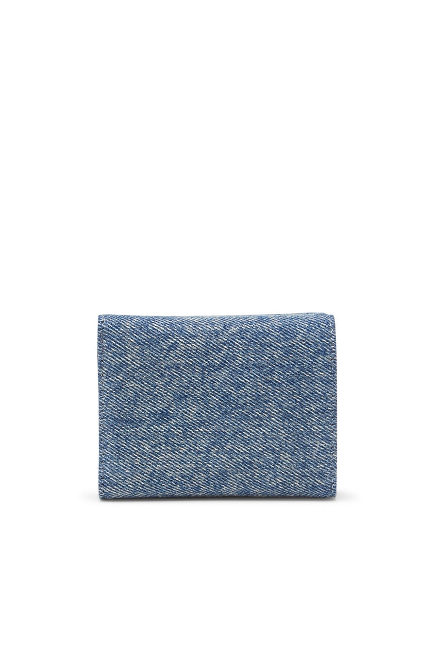 1DR Tri Fold Coin XS II Denim Wallet