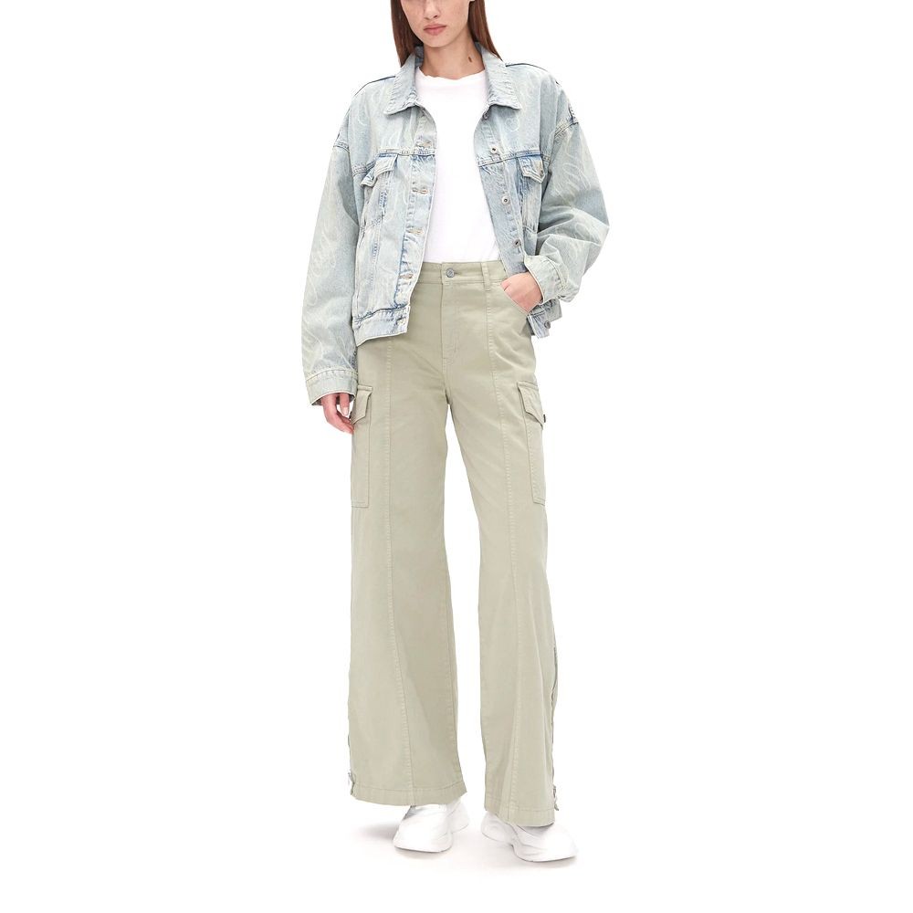 Hugo Blue Holomaid Light Pastel Green Jean Trousers 1027027301
