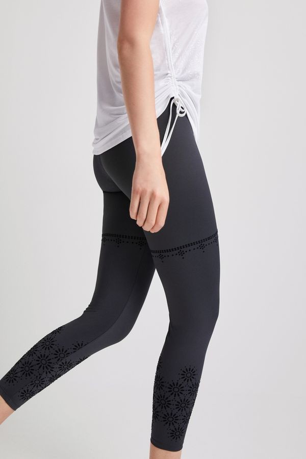 Flocked Leggings