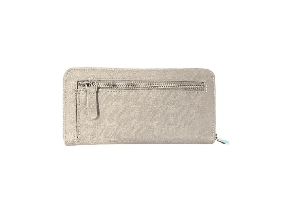 Zalia Zip Around Silver Grey Wallet KN6*08319