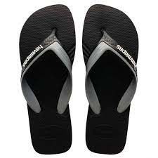 HAVAIANAS DUAL BLACK/STEEL GREY 39/40