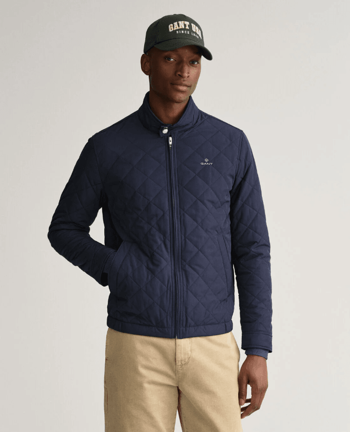 GANT QUILED WINDCHEATER BLK M