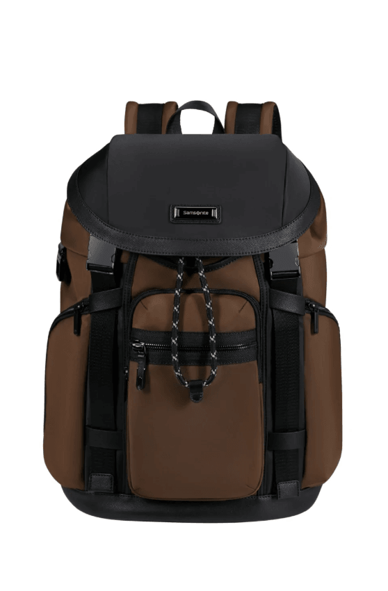 RelyOn Brown Backpack Medium 15.6 Flap