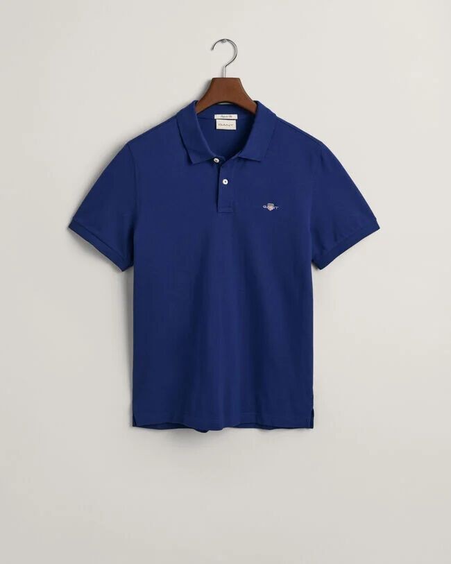 GANT REG.FIT SHIELD PIQUE POLO BLUE S