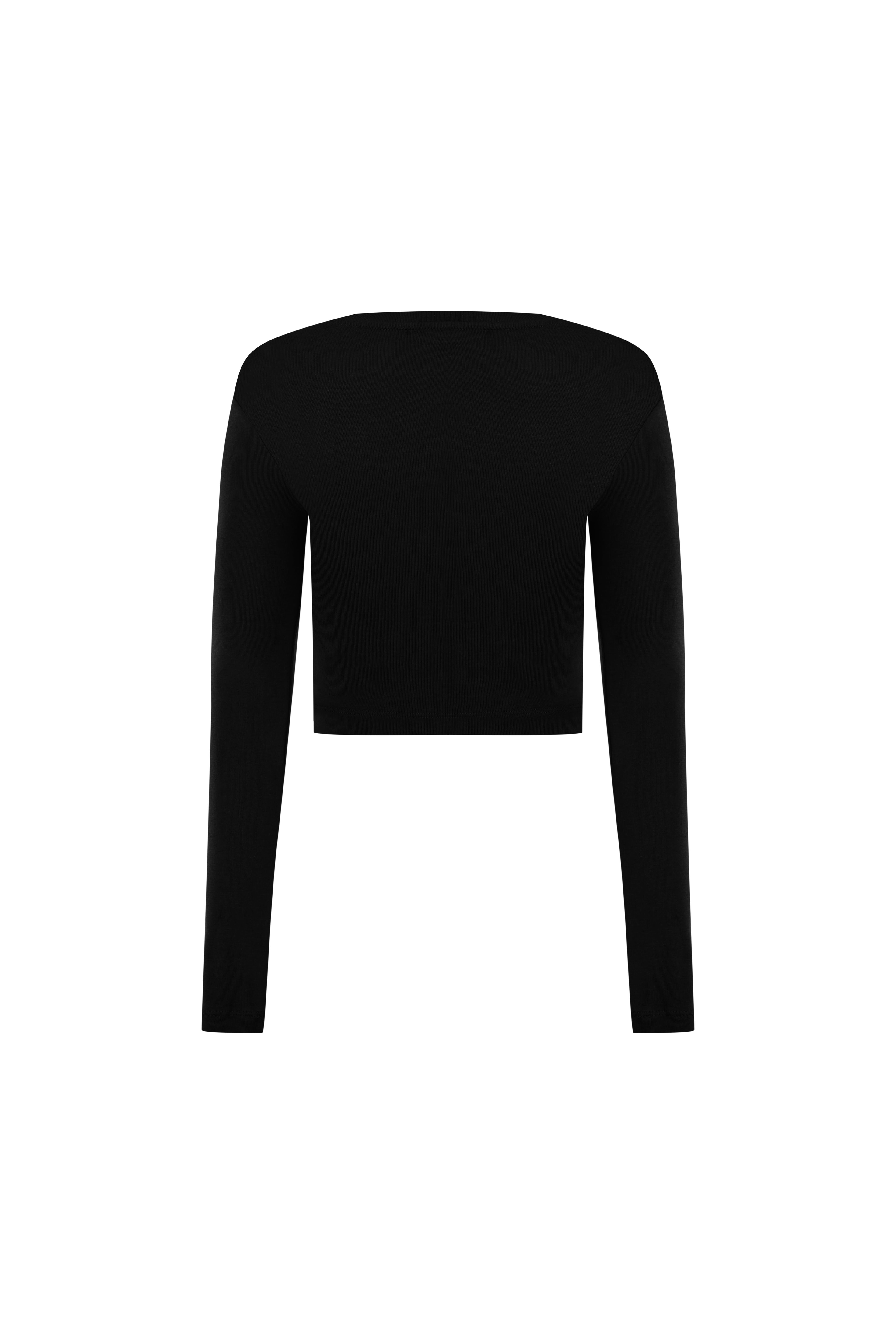 Long Sleeve Black T-Shirt 