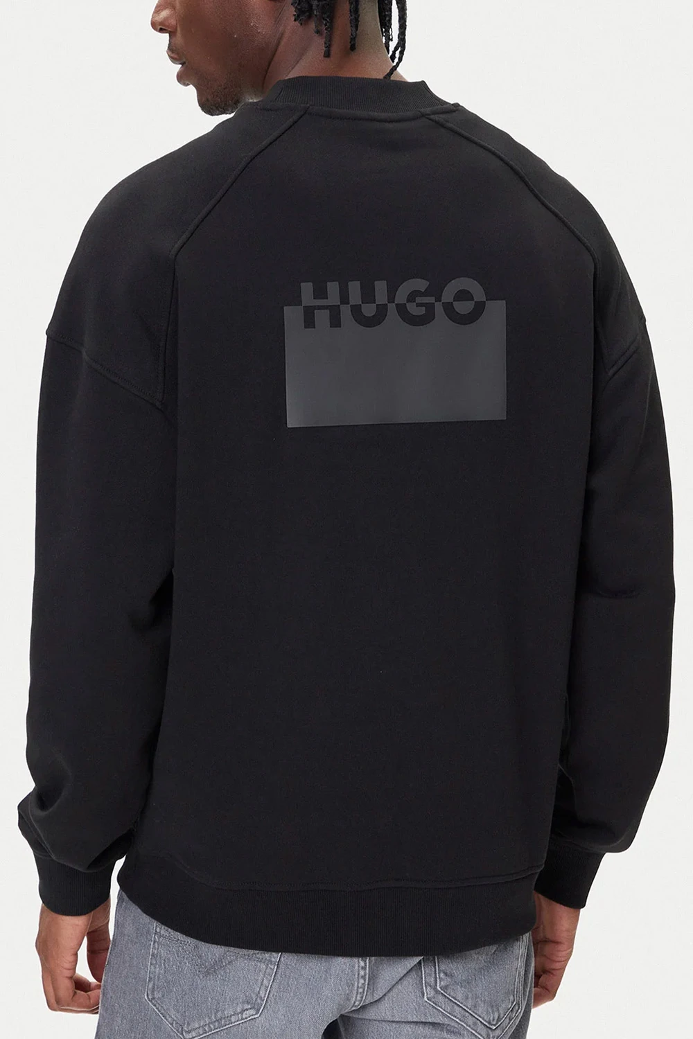 Hugo Red Delastcrew Black Sweatshirt 10273008