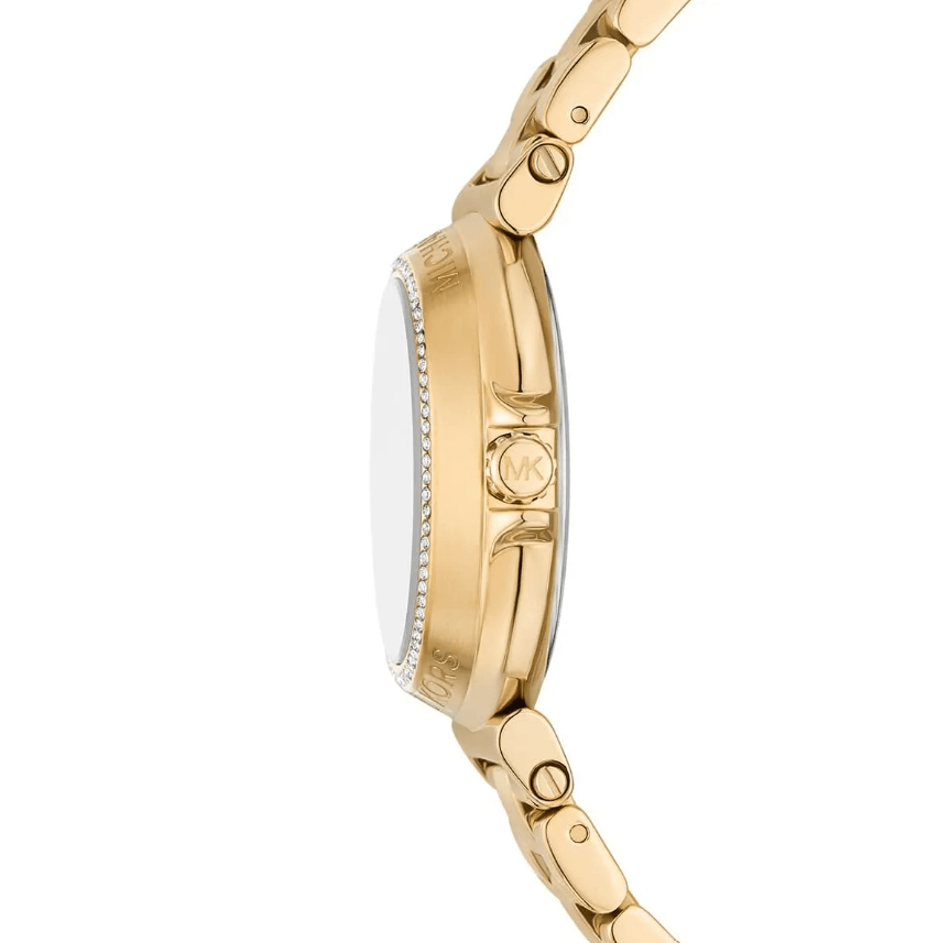 Three-Hand Gold-Tone Stainless Steel Women's Watch MK7516